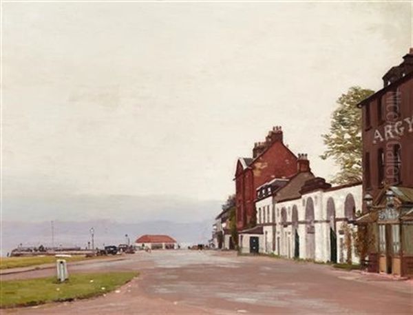 The Argyll Hotel, Inverary Oil Painting by George Houston