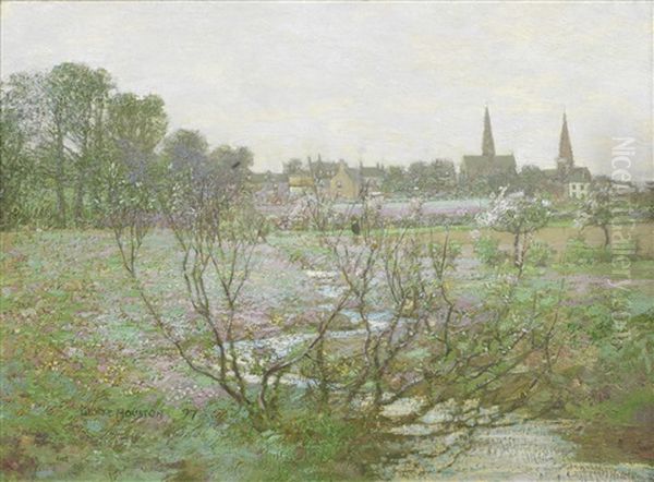 Dalry In Spring Oil Painting by George Houston