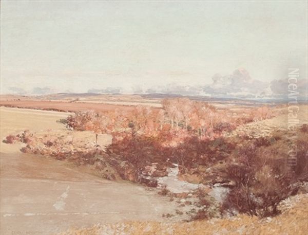 Late Winter Near Dalry, Ayrshire Oil Painting by George Houston