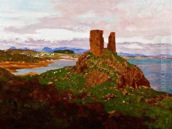 Caisteal Maol (castle Moil, Scotland) Oil Painting by George Houston