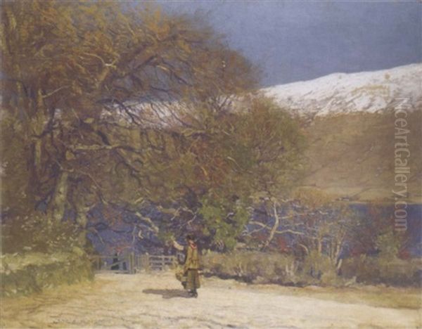 Loch Fyne Side Oil Painting by George Houston