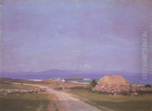 Isle Of Tiree Oil Painting by George Houston