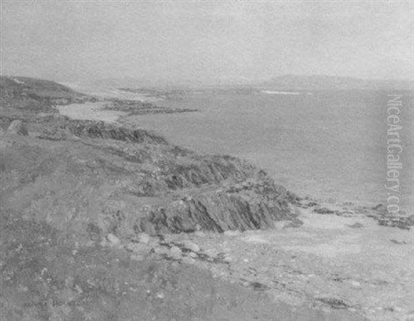 The Sandy Coastline Iona Oil Painting by George Houston