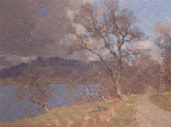 Loch Lomond Oil Painting by George Houston