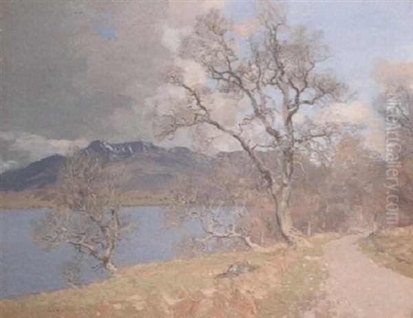 Loch Lomond Oil Painting by George Houston