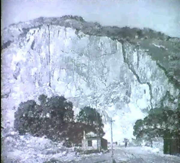 Furnace Quarry Oil Painting by George Houston