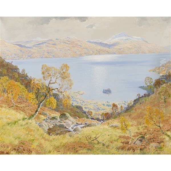 Inveruglas Oil Painting by Robert Houston