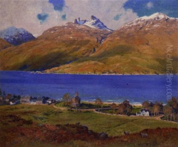 Arrochar, Loch Long, Argyll Oil Painting by Robert Houston