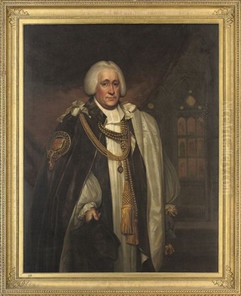 Portrait Of The Hon. Brownlow North, Bishop Of Winchester And Prelate Of The Order Of The Garter Oil Painting by Henry Howard