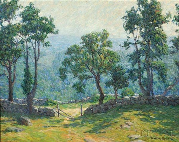 Verdant Summer Landscape by Marion P. Howard