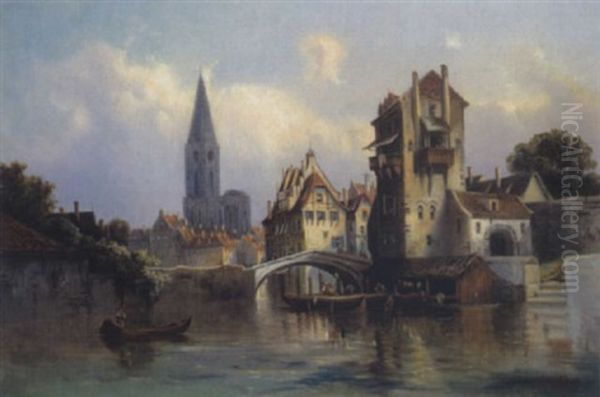 Ansicht Von Strasburg Oil Painting by L. van Howe