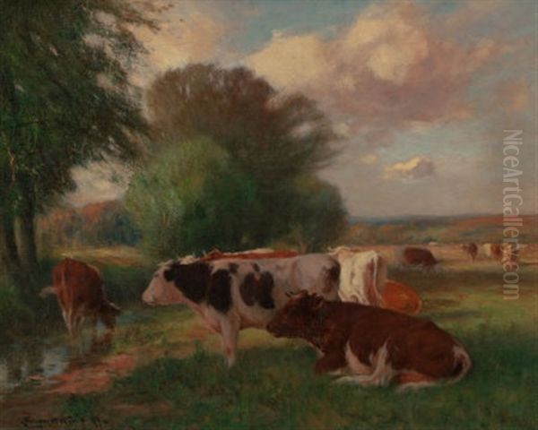 Out Of The Heat Oil Painting by William Henry Howe