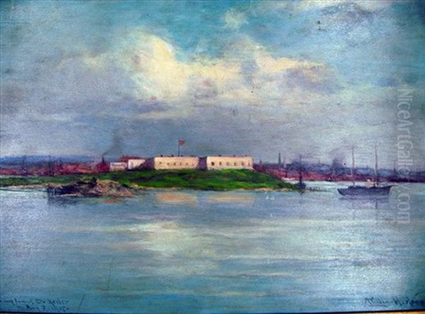 Fort Trumbull, New London, Ct Oil Painting by William Henry Howe