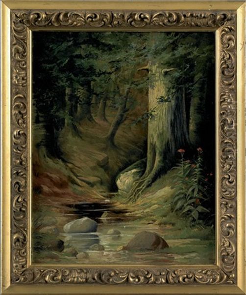 Untitled (landscape) Oil Painting by Edward A. Howell