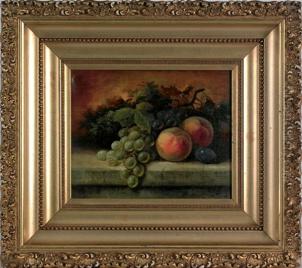 Still Life With Fruit Oil Painting by Edward A. Howell