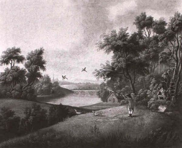 Pheasant Shooting Oil Painting by William Samuel Howitt