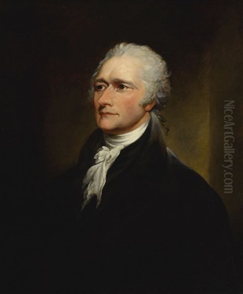 Alexander Hamilton Oil Painting by George Howorth