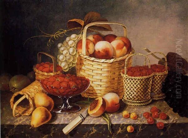 Still Life Oil Painting by William H. Hoyt