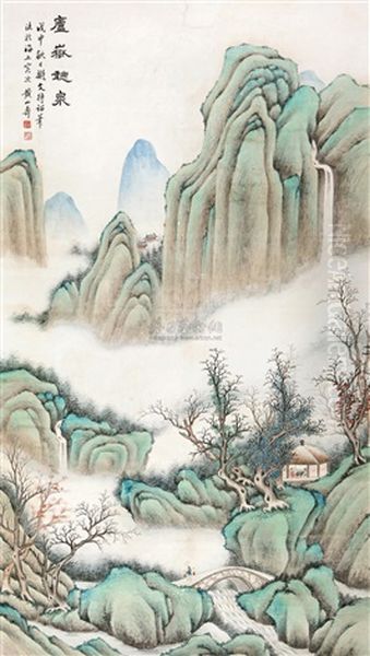 Landscape Oil Painting by  Huang Shanshou