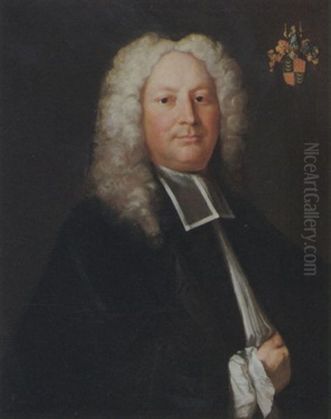 Michael Von Freudenreich Oil Painting by Johann Rudolf Huber the Elder