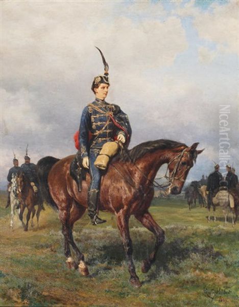 Rudolf, Archduke And Crown Prince Of Austria by Carl Rudolph Huber