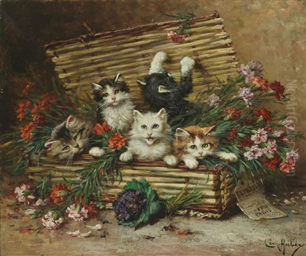 Special Delivery Oil Painting by Leon Charles Huber