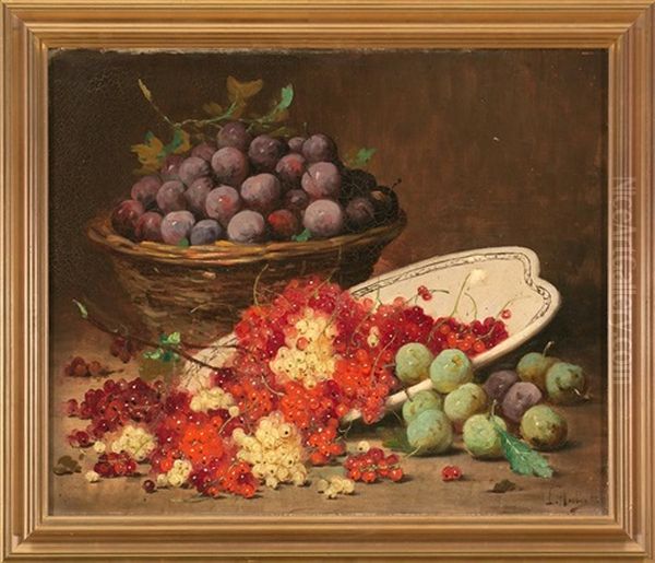 Bodegon De Frutas Oil Painting by Leon Hubert