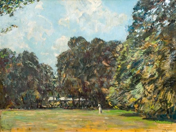 Berlin, Tiergarten Oil Painting by Ulrich Huebner