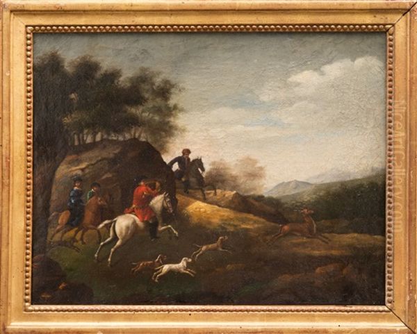 La Chasse A Courre Oil Painting by Jan van Huchtenburg