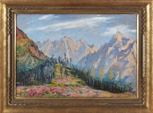 Tatry Oil Painting by Antonin Hudecek