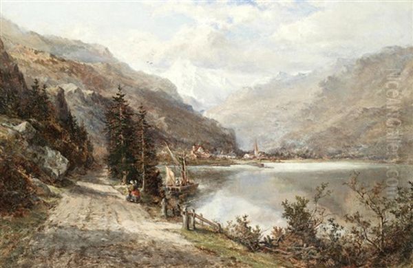 Lake Geneva Oil Painting by Robert Hudson Jr.