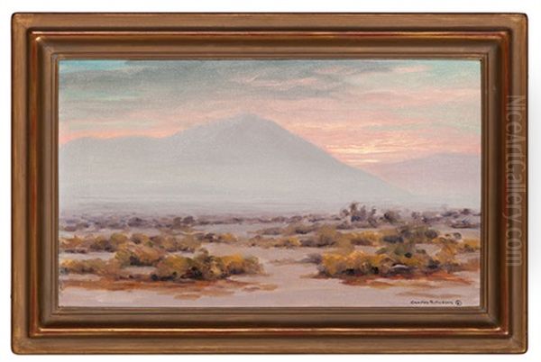 Sunset, California Oil Painting by Charles Bradford Hudson