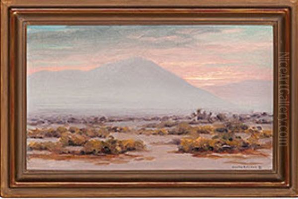 Sunset, California Oil Painting by Charles Bradford Hudson