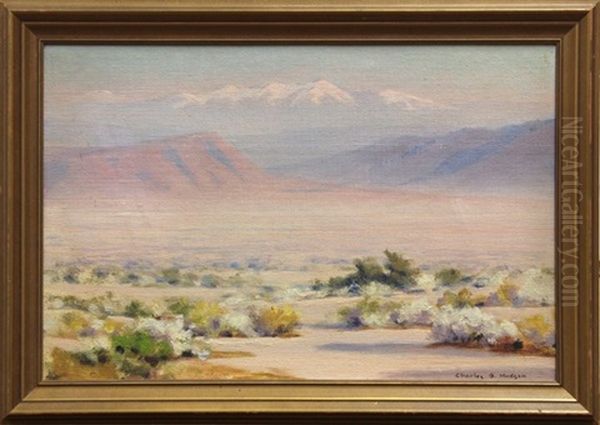 Palm Desert Oil Painting by Charles Bradford Hudson