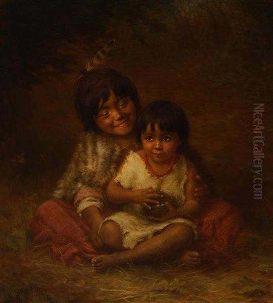 Children With A Bird