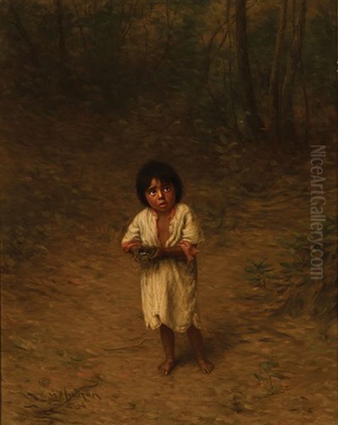 The Pilferer Oil Painting by Grace Carpenter Hudson