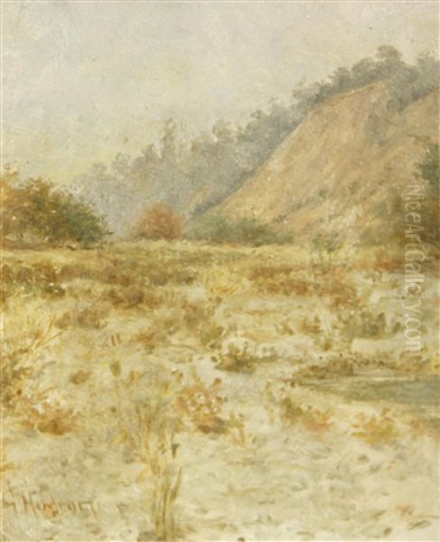 Russian River Bed On Road To Vichy Springs Oil Painting by Grace Carpenter Hudson