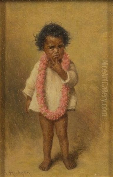 The Hawaiian Child Oil Painting by Grace Carpenter Hudson