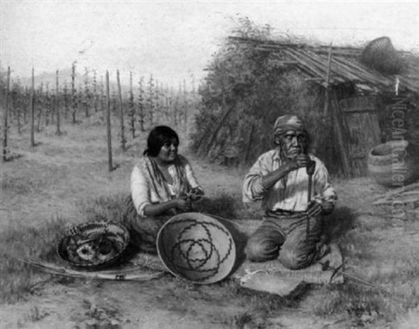 The Basket Weavers by Grace Carpenter Hudson