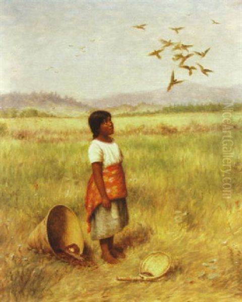 Harvesters (mary Angel) Oil Painting by Grace Carpenter Hudson