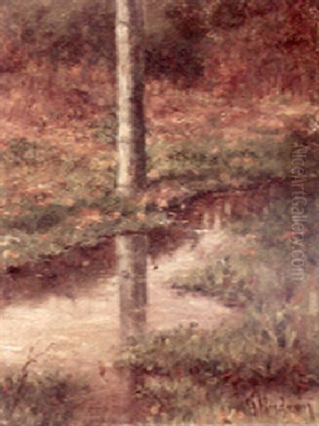 Pool At Batimma Oil Painting by Grace Carpenter Hudson