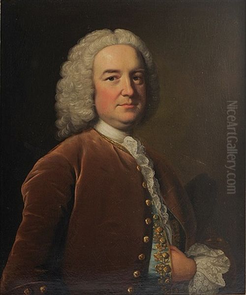 Portrait Of Thomas Williams Oil Painting by Thomas Hudson