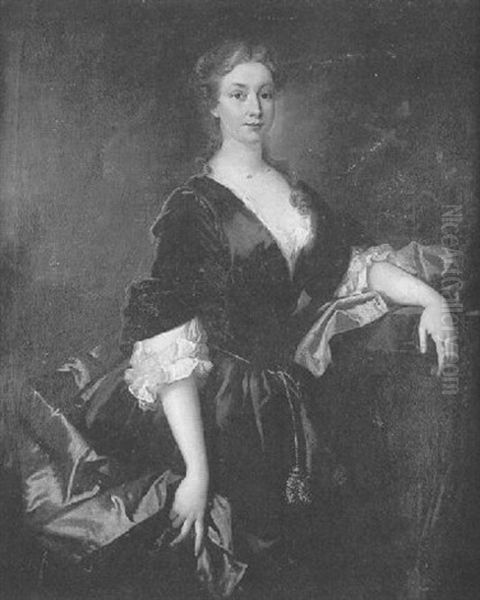 Portrait De La Comtesse D'aguesseau Oil Painting by Thomas Hudson