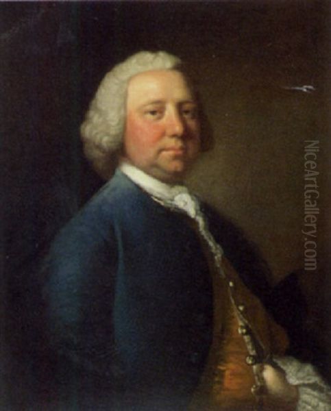 Portrait Of Robert Hume, Esq. by Thomas Hudson