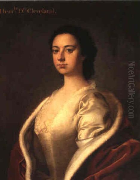 Portrait Of Henrietta, Duchess Of Cleveland Oil Painting by Thomas Hudson