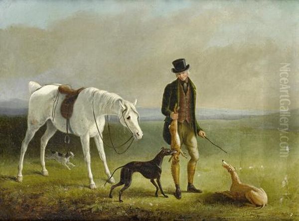 Coursing Scenes Oil Painting by William Barraud