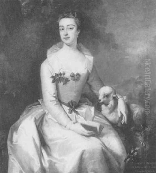 Portrait Of Elizabeth, Daughter Of Viscount Hinchinbroke Oil Painting by Thomas Hudson