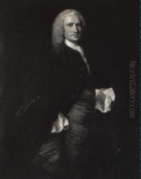 Portrait Of Phillip Chetwynd Oil Painting by Thomas Hudson