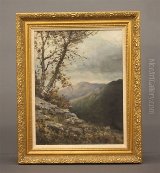 Hudson Valley Scene Oil Painting by William Hudson