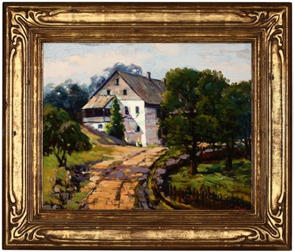 The Old Homestead Oil Painting by Joseph Huebl